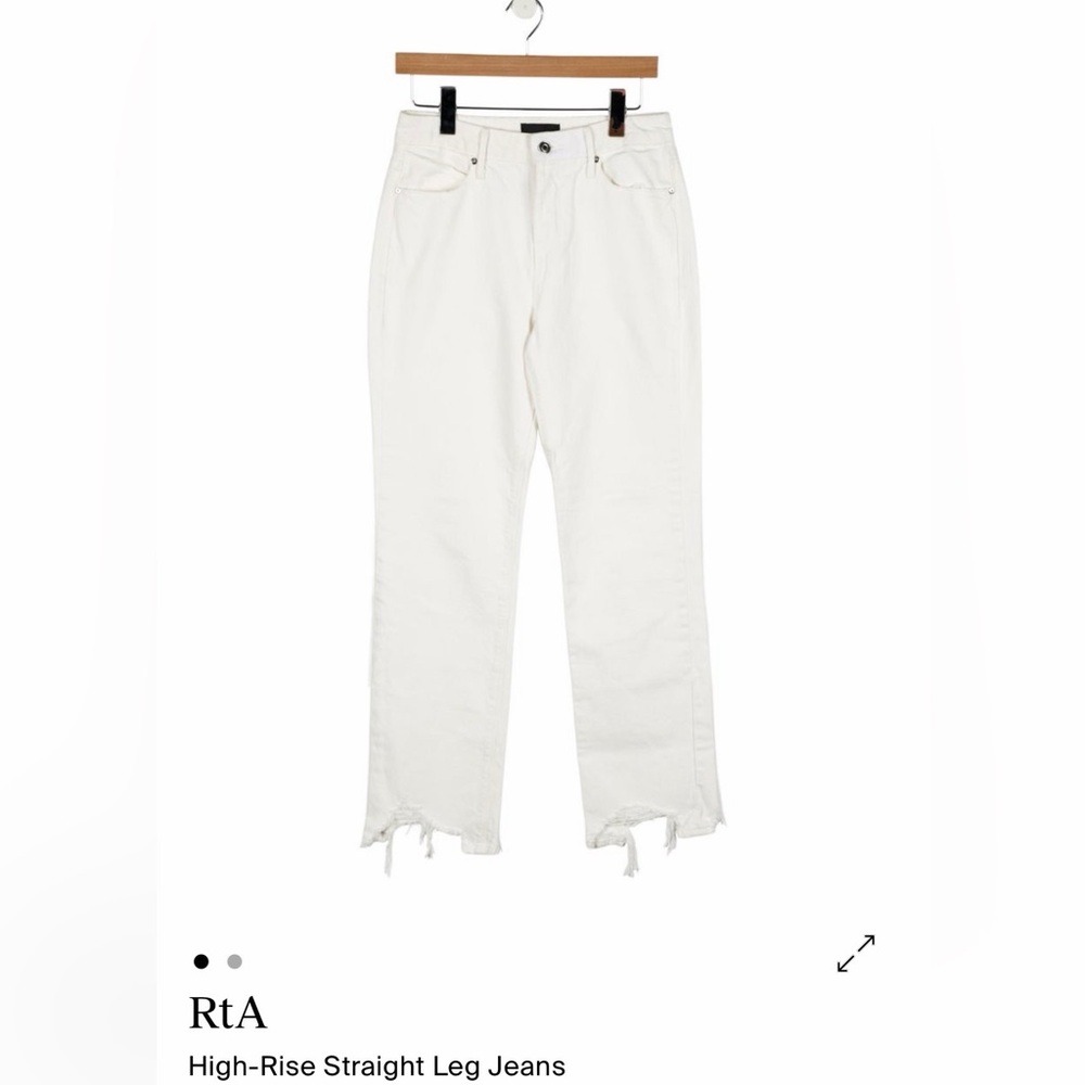 RTA Women's Cream Jeans